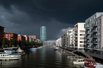 Wall Mural - Buildings in the Frankfurt Westhafen