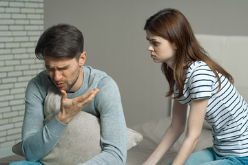 young couple having an argument