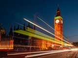 Fototapeta Londyn - Big Ben and House of Parliament London