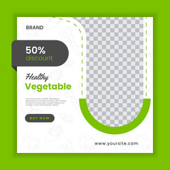 Food & culinary social media post banner promotion template. banner template. promotion template