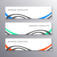 business banner template, layout background design, corporate geometric web header or footer with ne