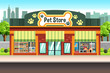 Pet Store Illustration