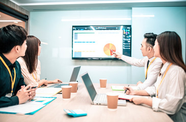 Business people meeting in conference  room