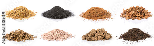 Fotomural Set of material for growing the plant
