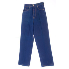 jean or blue jeans with concept on white background new.