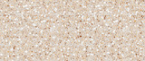 Beautiful beige terrazzo stone texture, pebble stone background