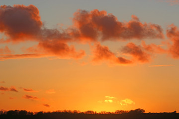 Wall Mural - Sunset in North Devon	