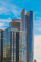 Fototapete - Modern Glass Towers in San Diego