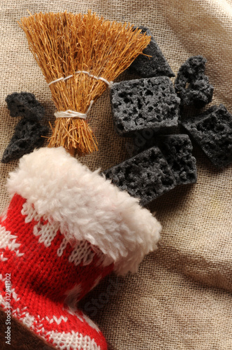 Cuadros en Lienzo Carbone dolce della Befana ft9112_2080 Epiphany Sweet Coal Carbón dulce de Befan