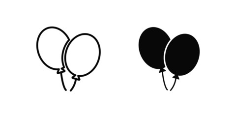 Poster - balloon isolated icon