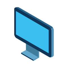 Sticker - computer screen icon, colorful design