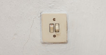 Old Wall Switch For Electric Bulb