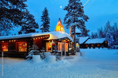 Photographie Santa Claus Village in Rovaniemi, Finnland