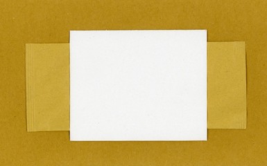 Sticker - brown paper texture background