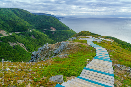 Fotomural Skyline trail, in Cape Breton Highlands National Park