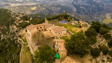 Sticker -  the castle of Alaro, Majorca, Spain