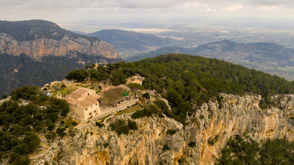 Canvas Print -  the castle of Alaro, Majorca, Spain