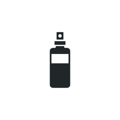 Aufkleber - bottle spray icon template color editable. bottle spray symbol vector sign isolated on white background illustration for graphic and web design.