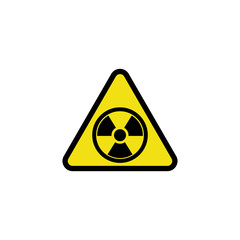 hazard warning sign icon vector design symbol