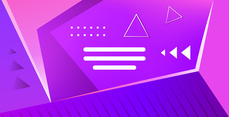 Poster - web template with blank bars dynamical colorful gradient abstract banner flowing liquid shape fluid color horizontal vector illustration