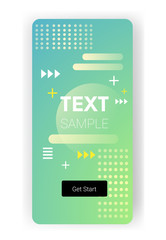 Poster - dynamical green gradient abstract background banner flowing liquid fluid color template modern graph