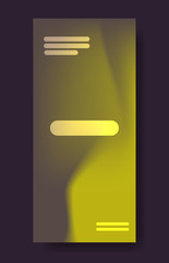 Poster - fluid colors background dynamical colorful gradient abstract banner flowing liquid vertical vector illustration