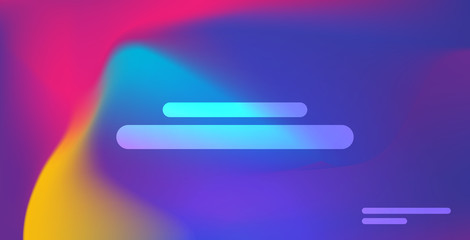 Poster - fluid colors background dynamical colorful gradient abstract banner flowing liquid horizontal vector illustration