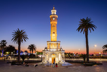 Izmir Clock Tower. The Famous Clock Tower Became The Symbol Of Izmir