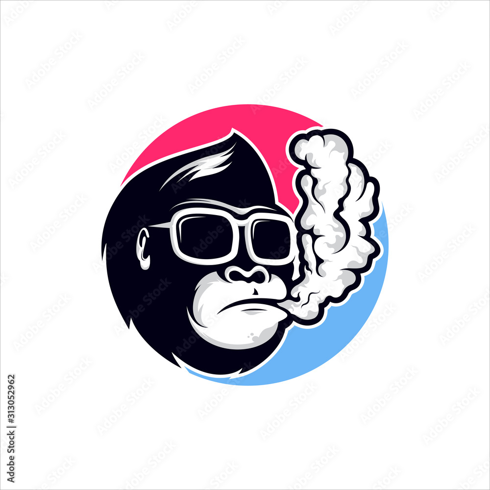 elfbar elfa master akku vape monkey Stock Vector