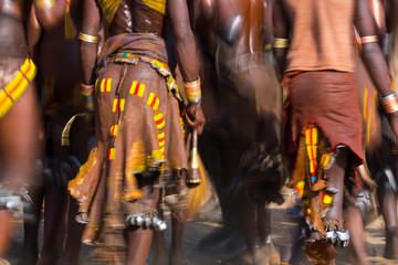 Wall Mural - hamer people, omo valley, naciones, ethiopia, africa