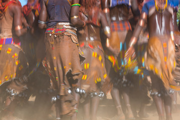 Wall Mural - hamer people, omo valley, naciones, ethiopia, africa