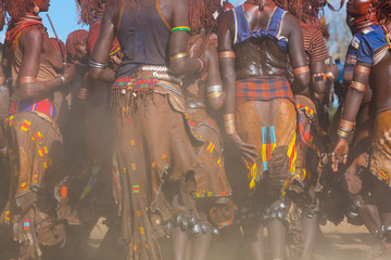 Wall Mural - hamer people, omo valley, naciones, ethiopia, africa