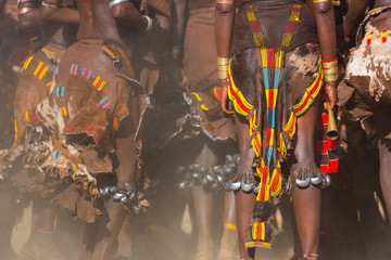 Wall Mural - hamer people, omo valley, naciones, ethiopia, africa