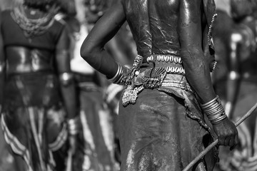 Wall Mural - hamer people, omo valley, naciones, ethiopia, africa