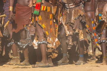 Wall Mural - hamer people, omo valley, naciones, ethiopia, africa