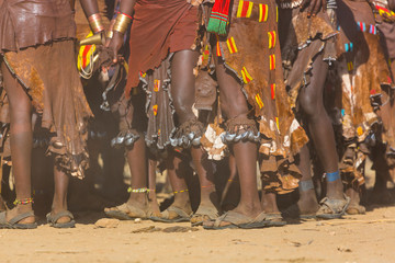 Wall Mural - hamer people, omo valley, naciones, ethiopia, africa