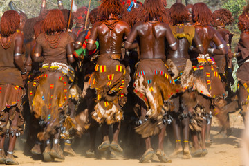 Wall Mural - hamer people, omo valley, naciones, ethiopia, africa