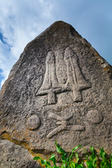 Wall Mural - tiya stele field, naciones, ethiopia, africa