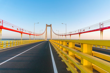 Wall Mural - Maputo Katembe bridge in capital city of Mozambique