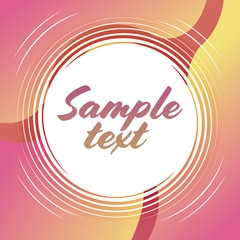 Poster - dynamical colored form gradient abstract banner flowing liquid shape fluid color badge modern graphic element copy space vector illustration