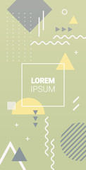 Poster - Abstract background banner minimal design cover template