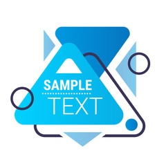 Poster - dynamical blue gradient form abstract banner flowing liquid shape fluid color badge modern graphic element copy space vector illustration