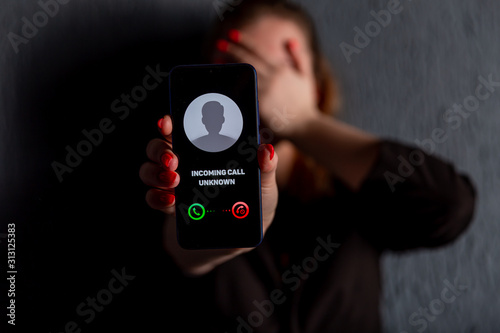 Fotomural Phone call from unknown number