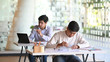 © Prathankarnpap - Shot of Architecture team they are working at the office.