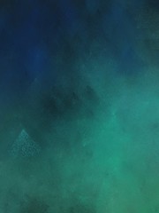 Poster - painted vintage graphic with dark slate gray, sea green and blue chill colors with free text space