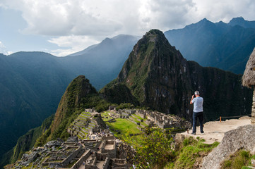 Machu Picchiu archaelogical site, Peru