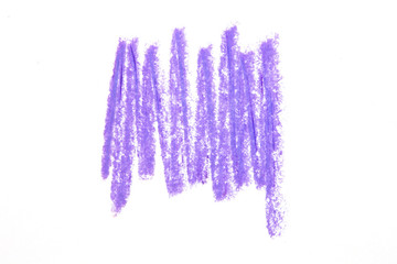 Wall Mural - Hand Drawn Abstract colored pastel on white background