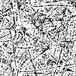 © Alexandr - Grunge background black and white. Abstract vector texture of scratches, dirt