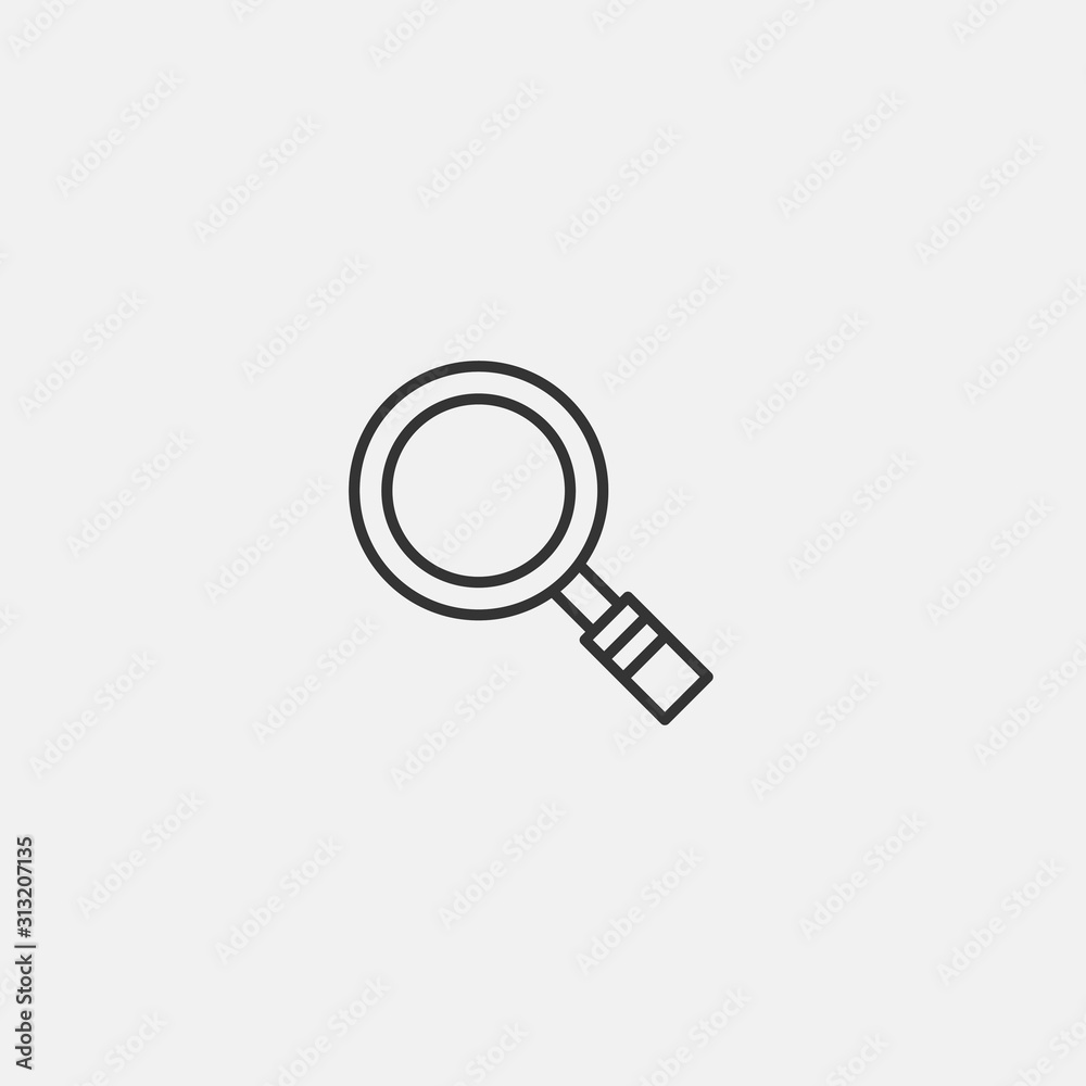 search icon vector illustration symbol - obrazy, fototapety, plakaty 