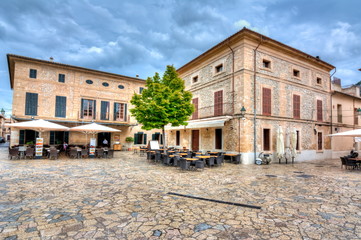 Streets of Pollensa, Mallorca, Balearic islands, Spain